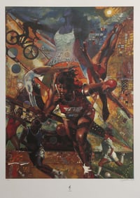 Charly Palmer, Grace and Power, Lithograph Poster