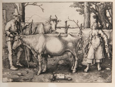 After Lucas van Leyden, La Laitiere, Heliogravure