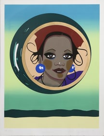 Kiki Kogelnik, Moondrop, Screenprint