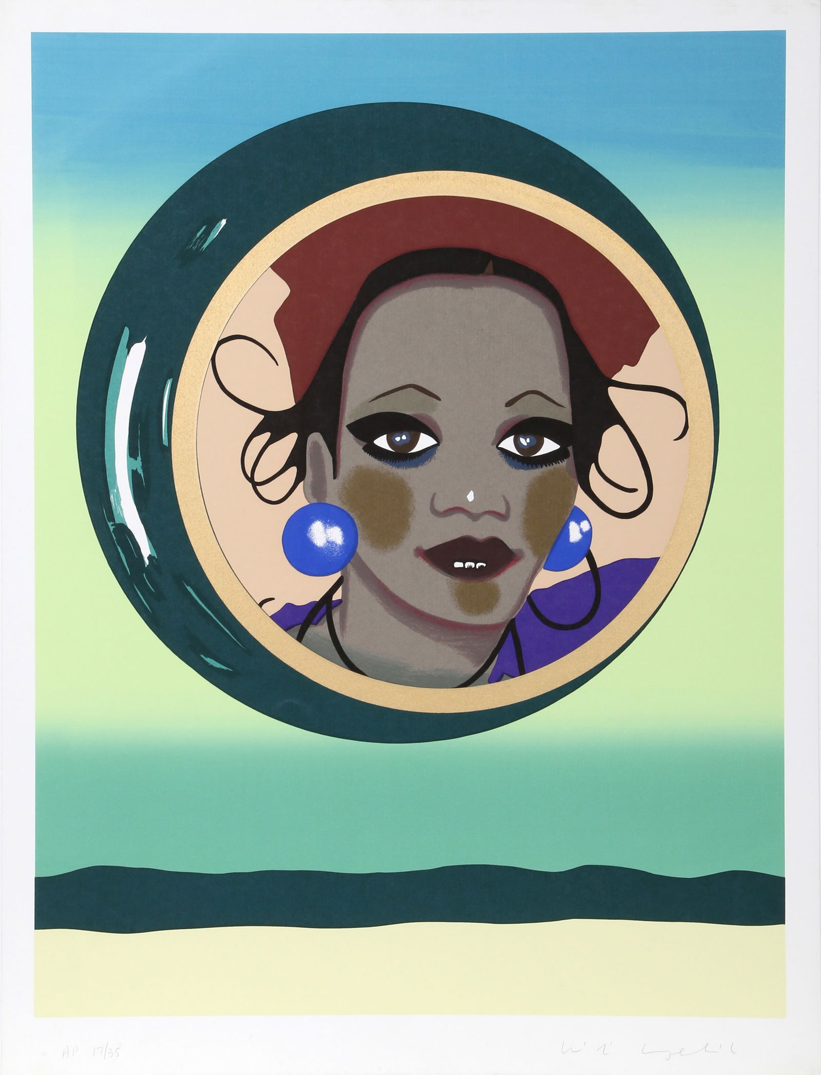 Kiki Kogelnik, Moondrop, Screenprint (1 of 5)