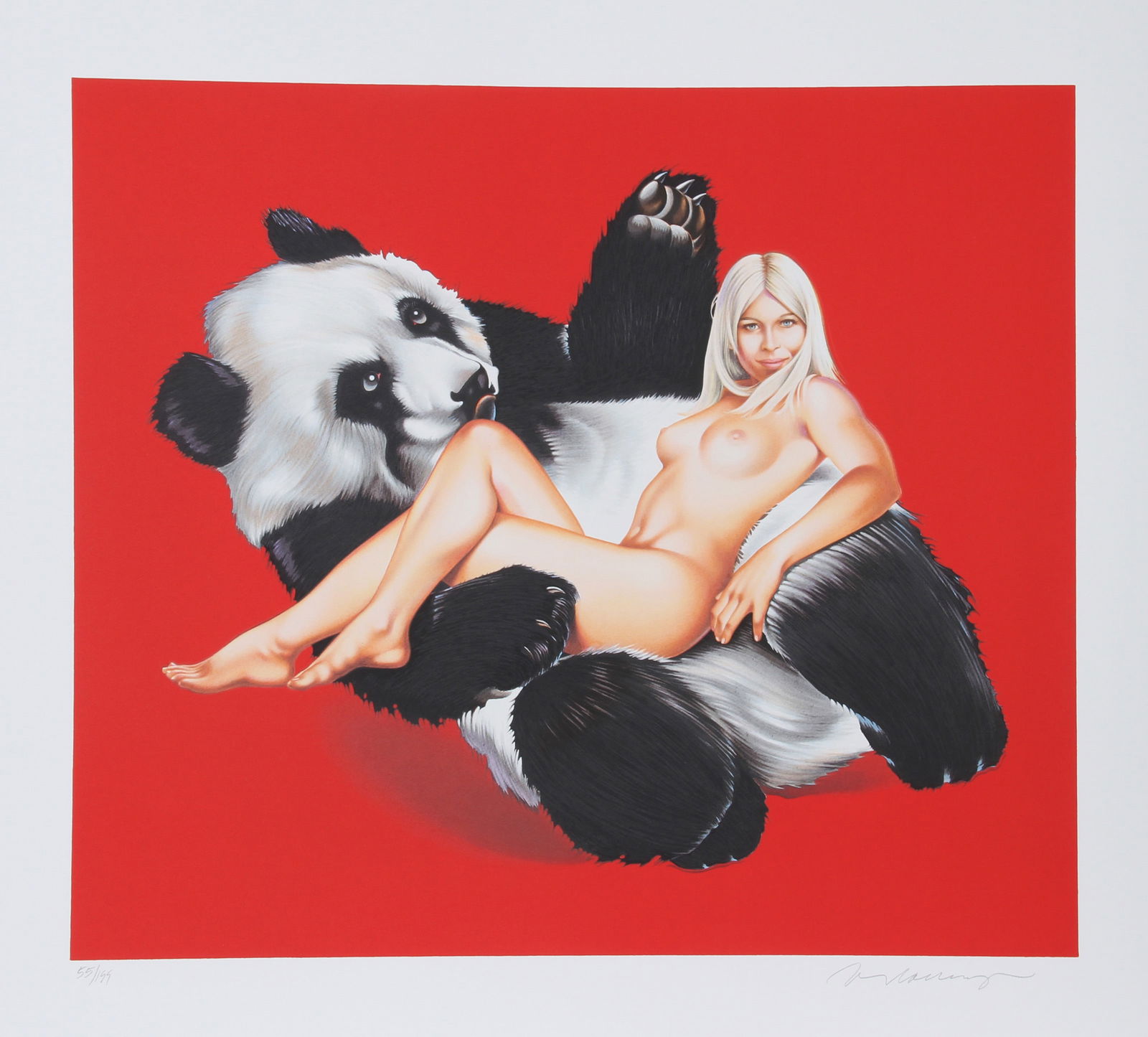 Mel Ramos, Giant Panda, Lithograph (1 of 3)