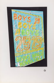 Cindy Wolsfeld, Boys, Boys, Boys, Screenprint