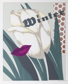 Paula Scher, Winter, Screenprint