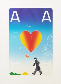 Misha Moracha, L'Amoureux, Intaglio Etching with Aquatint on Arches