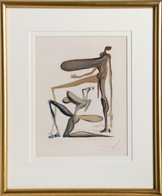 Salvador Dali, Purgatory Canto 22 - Prodigality, Woodcut