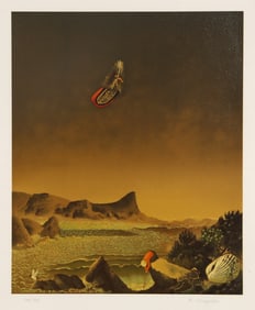 Michel Charpentier, Icarus, Lithograph on Arches