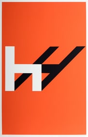 Yaron Vardimon, The Letter H, Screenprint
