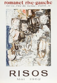 Jean-Pierre Risos, Romanet Rive-Gauche, Lithograph Poster