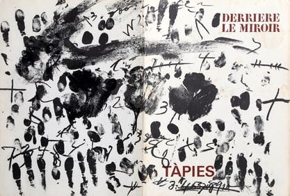 Antoni Tapies, Derriere le Miroir #175 (Cover), Lithograph