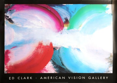 Ed Clark, American Vision Gallery Poster, Poster