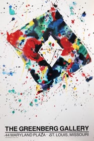 Sam Francis, The Greenberg Gallery, Poster