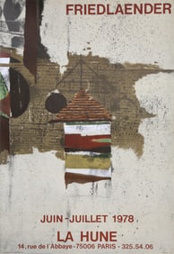 Johnny Friedlaender, La Hune, Lithograph Poster