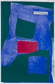 Esteban Vicente, Paris Review, Screenprint, numbered in pencil