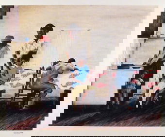 Arthur L. Dawson, Saturday Evening in the Kitchen, Poster