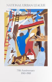 Jacob Lawrence, The Builders, Poster