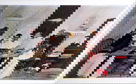 Horace Pippin, The Domino Players, Poster