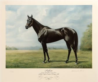 Anthony M. Alonso, Ruffian, Offset Lithograph