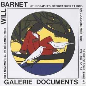 Will Barnet, Galerie Documents (Circe II), Screenprint Poster