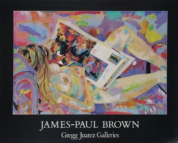 James-Paul Brown, Gregg Juarez Gallery Exhibition, Poster