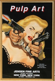 Rafael Desoto, Pulp Art: New Detective 1946, Screenprint Poster