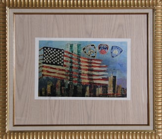Morris Katz, 9-11, Offset Lithograph