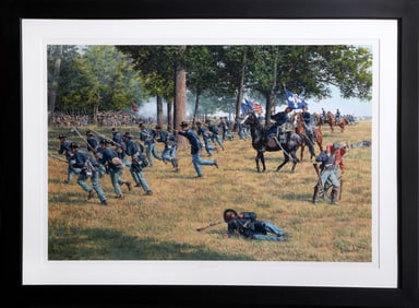 Bradley J. Schmehl, Death of Reynolds, Offset Lithograph