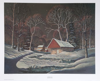 Vernon Wood, Springhouse, Offset Lithograph