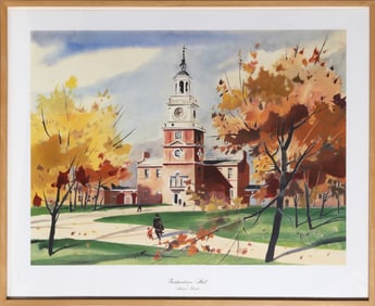 A.N. Wyeth, Independence Hall, Poster