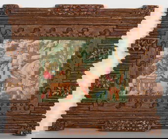 Benozzo Gozzoli, The Procession of the Magi, Offset Lithograph, mounted on wood