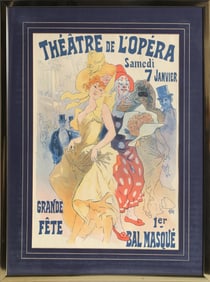 Jules Cheret, Theatre de L'Opera, Reproduction Offset Lithograph