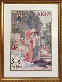 After Ploz, Chemins de Fer (Vichy), Lithograph Poster
