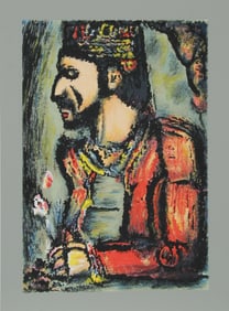 After Georges Rouault, Le Roi avec Fleurs, Screenprint Poster