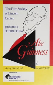 Unknown Artist, Tribute to Alec Guinness (Film Society of Lincoln Center), Poster