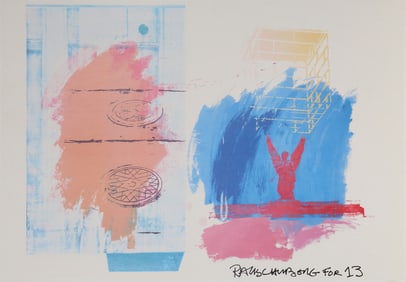 Robert Rauschenberg, For 13, Poster on Board