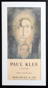 Paul Klee, 12 Aquarelles at Berggruen & Cie, Poster
