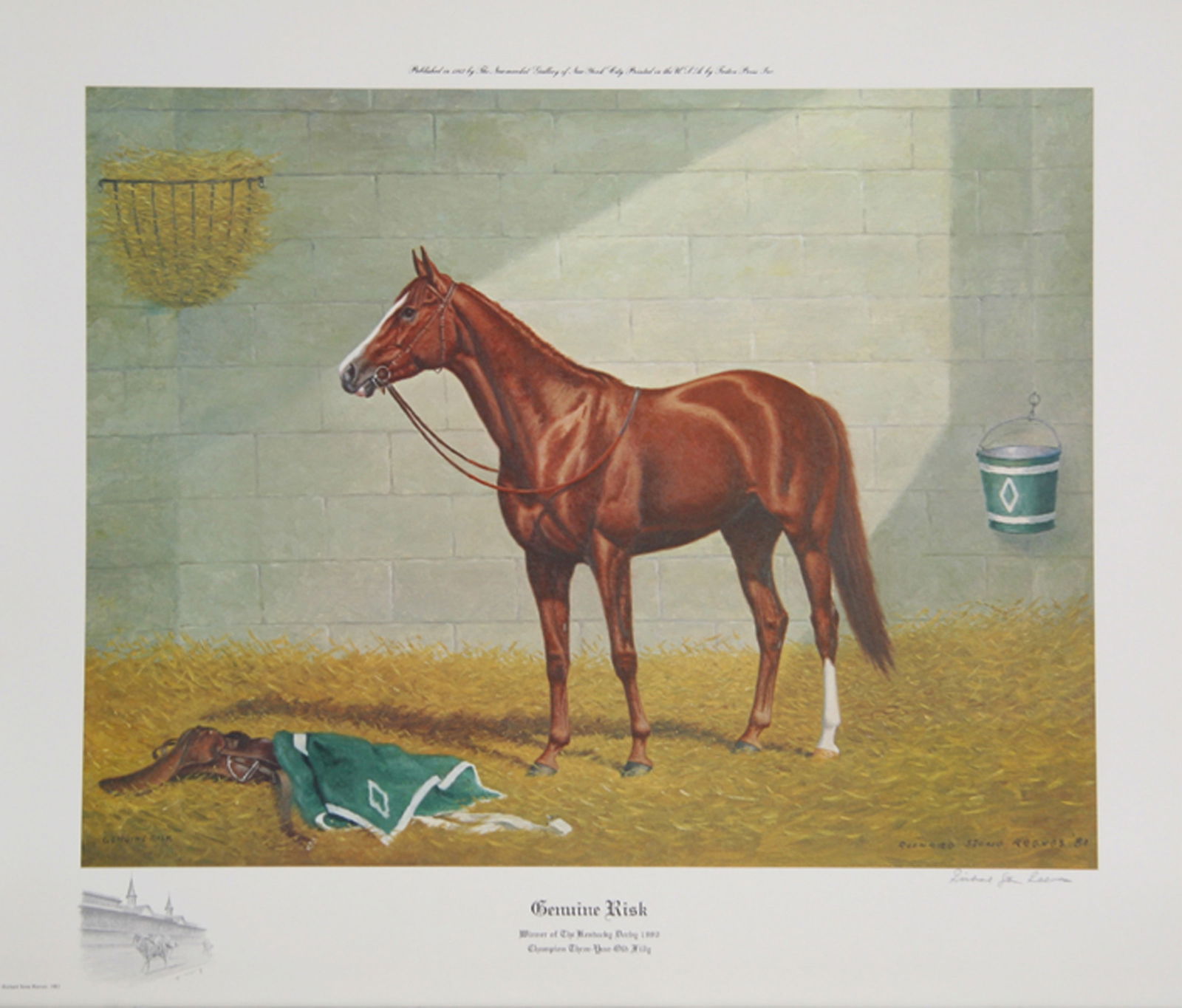 Richard Stone Reeves, Genuine Risk, Offset Lithograph (1 of 2)