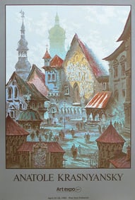 Anatole Krasnyansky, Art Expo NY, Lithograph Poster