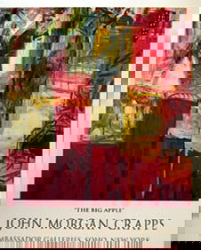 John Morgan Crapps, The Big Apple - Ambassador Galleries, Poster