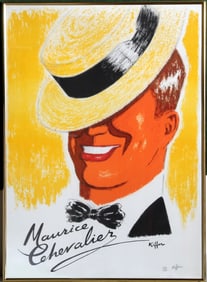 Charles Kiffer, Maurice Chevalier, Screenprint Poster