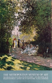 After Claude Monet, Parisians Enjoying The Parc Monceau, Poster