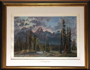 Hall Diteman, For Purple Mountain's Majesty, Offset Lithograph