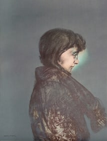 Rafael Coronel, Portrait XII from Galeria de Arte Misrachi Portfolio, Offset Lithograph