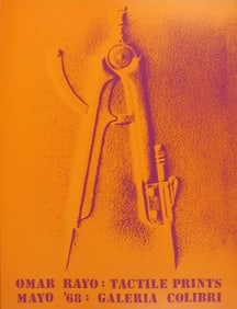 Omar Rayo, Tactile Prints - Galeria Colibri, Poster