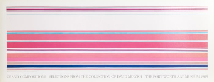 Kenneth Noland, Grand Composition - Magus, Poster on foamcore