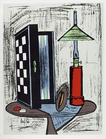 Bernard Buffet, Game Table, Lithograph Poster