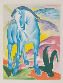 Franz Marc, Blue Horse, Screenprint Poster