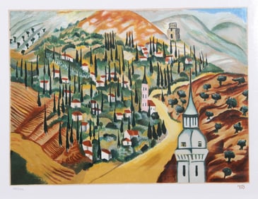 Israel Paldi, Scenes of Jerusalem II, Offset Lithograph