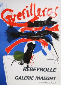Paul Rebeyrolle, Guerilleros, Lithograph Poster