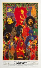 Anthony Machado, Seven Masters Exhibition Poster, Poster