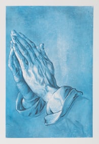After Albrecht Durer, Praying Hands, Screenprint Poster